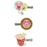 Pre-Order Tokyo Disney Resort TDR 40th Park Icon Clip Set Popcon Balloon