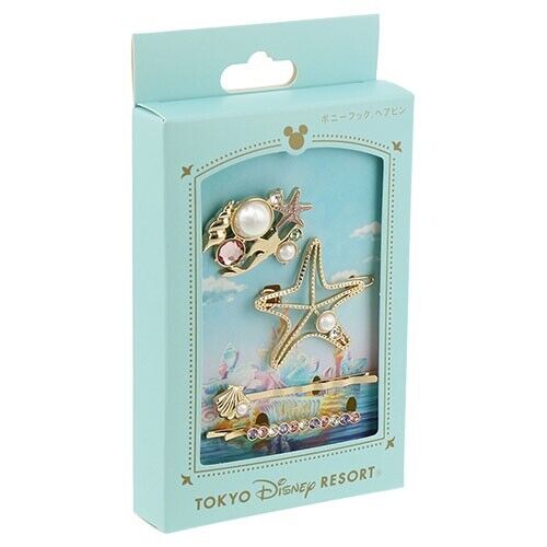 Pre-Order Tokyo Disney Resort 2024 Hair Pin Set TDS Mermaid Lagoon Ariel