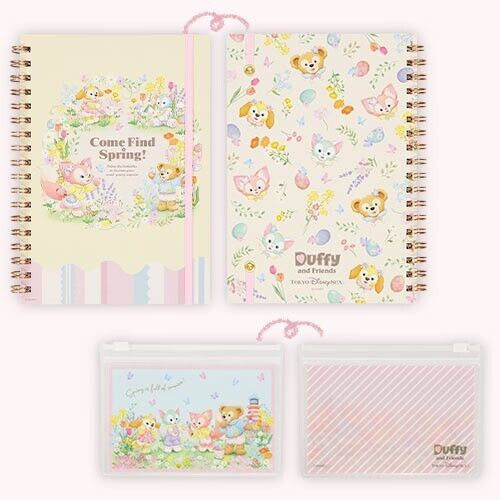 Pre-Order Tokyo Disney Resort 2024 Duffy Come Find Spring Stationery Set