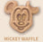 Pre-Order Tokyo Disney Resort Park Food Design Mickey Waffel