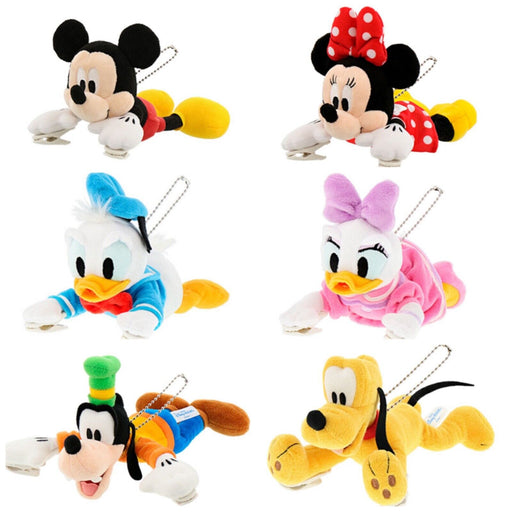 Pre-Order Tokyo Disney Resort 2024 Plush Badge Clip Mickey & Friends 6 PCS Set