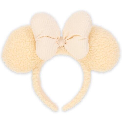 Pre-Order Tokyo Disney Resort 2023 Headband Minnie MOKOMO Beige x White
