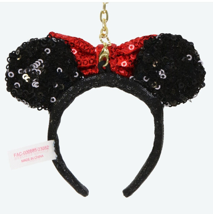 Pre-Order Tokyo Disney Resort Key chain Headband Spangle Standard Minnie