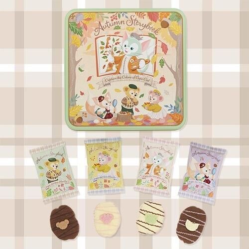 Pre-Order Tokyo Disney Resort 2023 Duffy Autumn Storybook Chocolate Can Box
