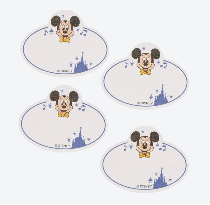 Pre-Order Tokyo Disney Resort Like Cast Name Tag for Sewing Patch 4 PCS