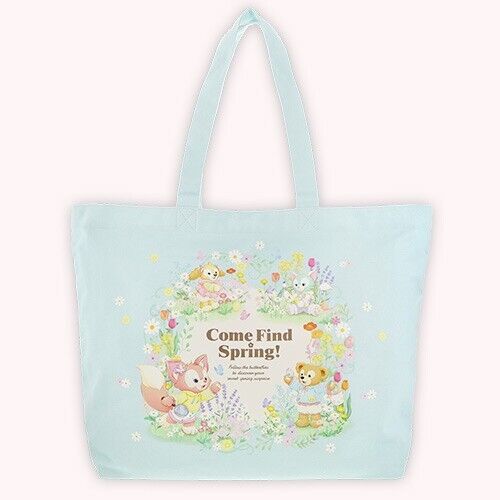 Pre-Order Tokyo Disney Resort 2024 TDS Duffy Come Find Spring Tote bag