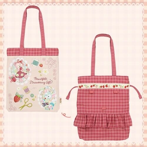 Pre-Order Tokyo Disney TDS Duffy Heartfelt Strawberry Gift Tote Bag