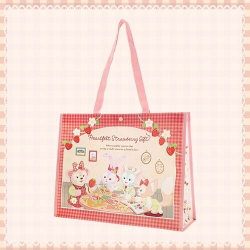 Pre-Order Tokyo Disney TDS Duffy Heartfelt Strawberry Gift Shopping Bag S Size