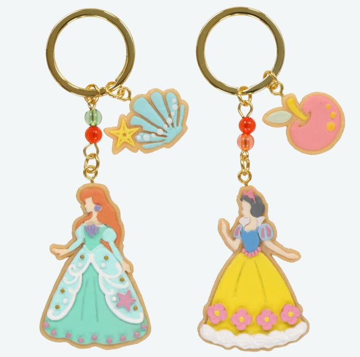 Pre-Order Tokyo Disney Resort Key chain Princess 5 PCS Set Like Cookie