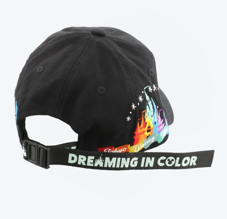 Pre-Order Tokyo Disney Resort Cap Dreaming In Color Black Mickey Friends