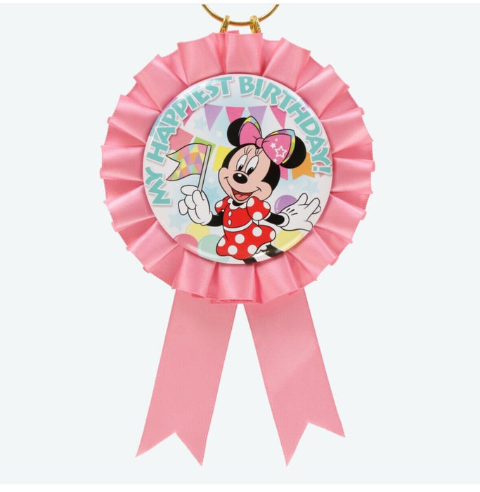 Pre-Order Tokyo Disney Resort 2024 Happiest Birthday Rosette Set Minnie