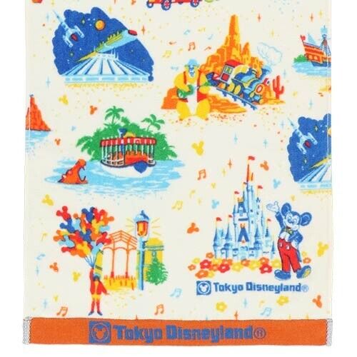 Pre-Order Tokyo Disney Resort 2024 Old Paper Bag Design Towel Set #2 Retro