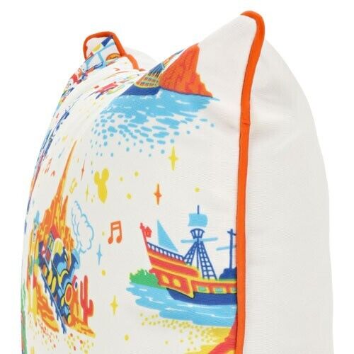 Pre-Order Tokyo Disney Resort 2024 Old Paper Bag Design Cushion Mickey Retro