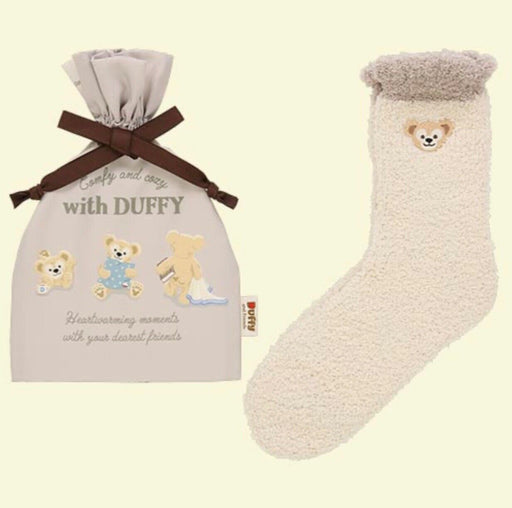 Pre-Order Tokyo Disney Resort TDS Limited Duffy Room Socks with KINCHAKU Bag