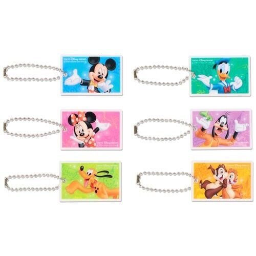 Pre-Order Tokyo Disney Resort 2023 Key Chain Park Ticket Motif 18 PCS Set