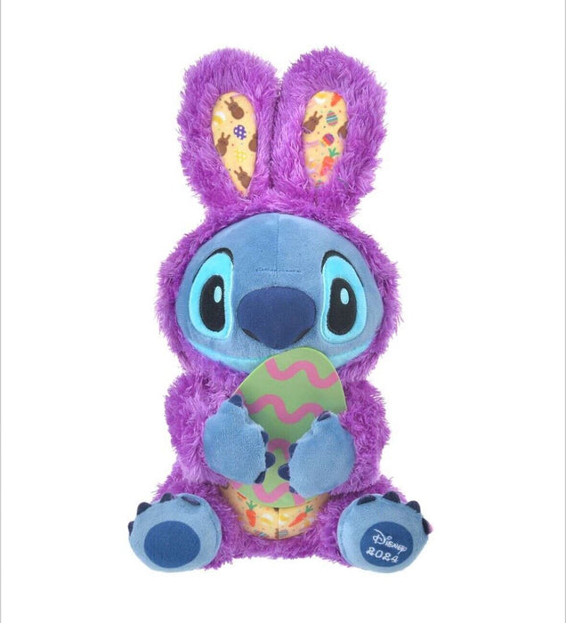 IN HAND Disney Store JAPAN 2024 Easter Bunny Plush Stitch & Angel Set CUTE
