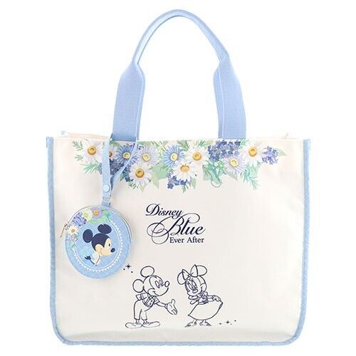 Pre-Order Tokyo Disney Resort 2023 Blue Ever After Mickey Minnie Tote Bag Pouch