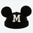 Pre-Order Tokyo Disney Resort 2023 Cap Mickey Shape Initial M Black