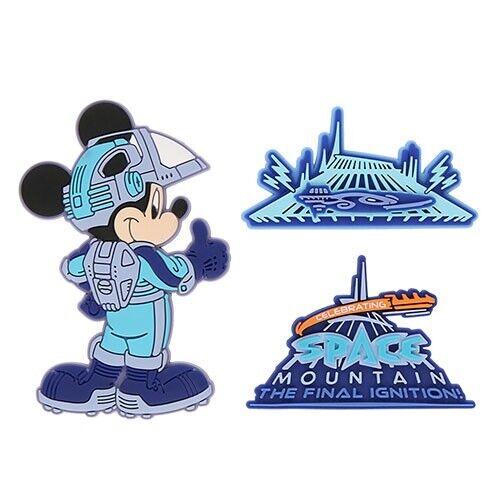 Pre-Order Tokyo Disney Resort 2024 TDL Space Mountain Decoration Magnet 3 PCS