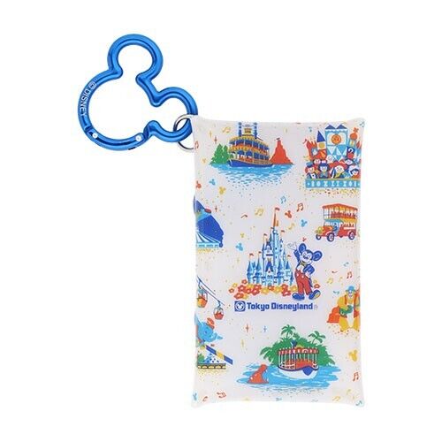 Pre-Order Tokyo Disney Resort 2024 Old Paper Bag Design Karabiner Mulch Pouch