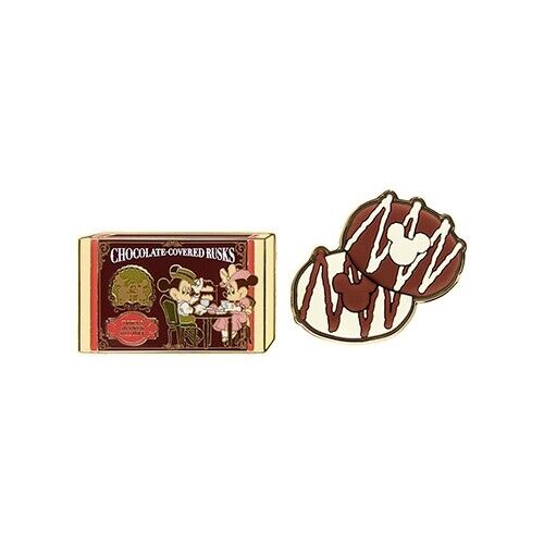 Tokyo Disney Resort Pin 2023 Park Food Snack Chocolate Rusks Mickey Minnie FREE
