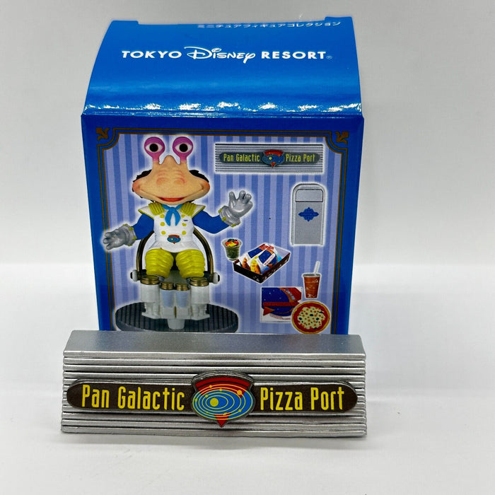 IN HAND Tokyo Disney Resort Mini Figure TDL Pan Galactic Pizza Port Logo