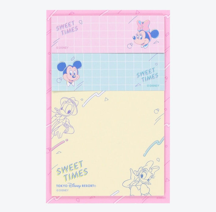 Pre-Order Tokyo Disney Resort Stationery Memo Set Mickey Minnie Sweet Times