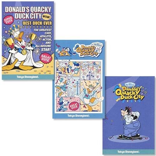 Pre-Order Tokyo Disney Resort 2024 Donald Quacky Duck City Postcard Set
