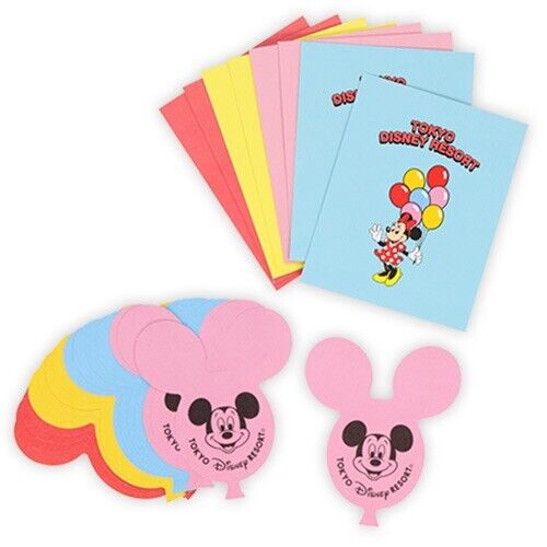 Pre-Order Tokyo Disney Resort 2024 Mickey Balloon Minnie Message Card Set