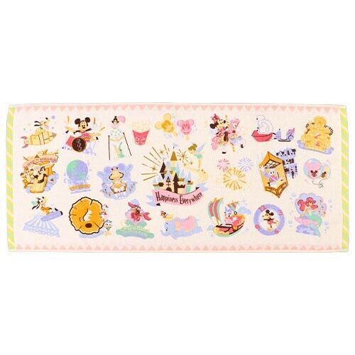 Pre-Order Tokyo Disney Resort TDR 40th Park Icon Face Towel 3rd Edition