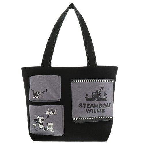 Pre-Order Tokyo Disney Resort 2023 Steamboat willie Mickey Tote Bag L Size