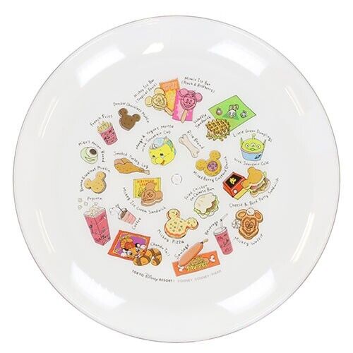 Pre-Order Tokyo Disney Resort 2023 TDR 40th Park Food Motif Acrylic Plate 24cm
