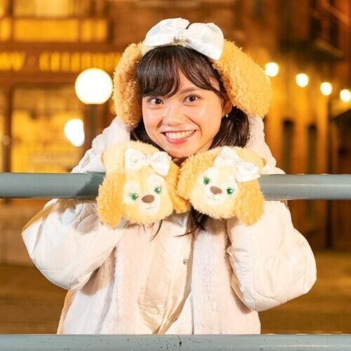 Pre-Order Tokyo Disney Resort Duffy White Wintertime Wonders MIttens Cookie Ann