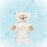 Pre-Order Tokyo Disney Resort Duffy White Wintertime Wonders Plush Badge Duffy