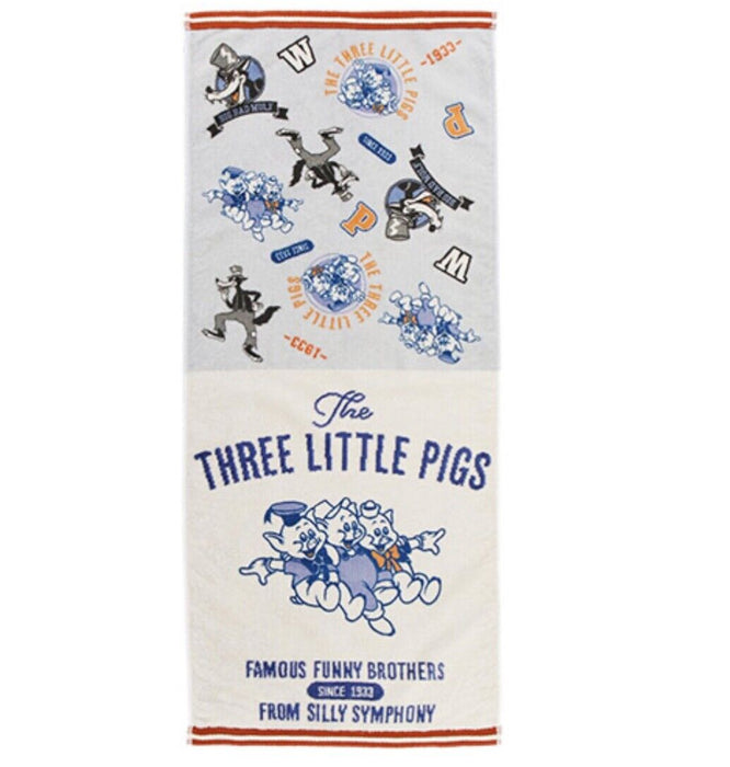 Pre-Order Tokyo Disney Resort 2023 Three Little Pigs Face Towel