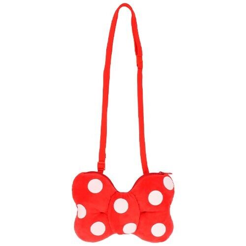 Pre-Order Tokyo Disney Resort 2023 Plush Shoulder Bag Minnie Ribbon Polka Dot