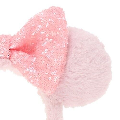 Pre-Order Tokyo Disney Resort 2023 MOKOMOKO Spangle Headband Ears Pink x Pink