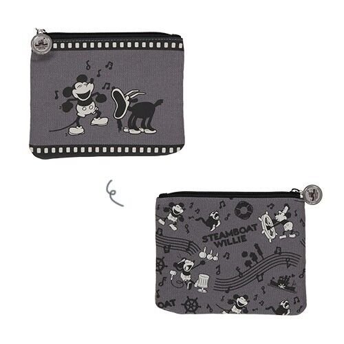 Pre-Order Tokyo Disney Resort 2023 Steamboat willie Mickey Pouch Set 2 PCS