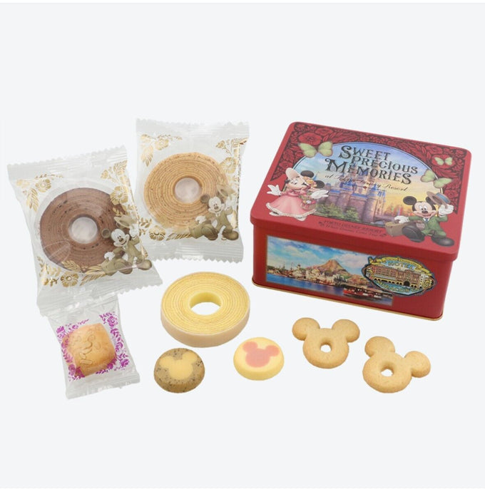 Pre-Order Tokyo Disney Resort Cookie Empty Can Box Mickey Minnie sweet