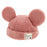 Pre-Order Tokyo Disney Resort 2023 MOKOMOKO Mickey Knit Cap Smoke Pink