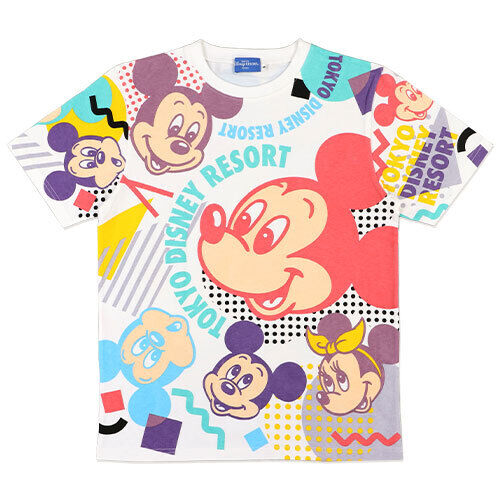 Pre-Order Tokyo Disney Resort 2023 T-Shirts Retro Mickey with Minnie