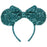 Pre-Order Tokyo Disney Resort 2023 New Headband Ears Spangle Sea Green