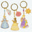 Pre-Order Tokyo Disney Resort Key chain Princess 5 PCS Set Like Cookie