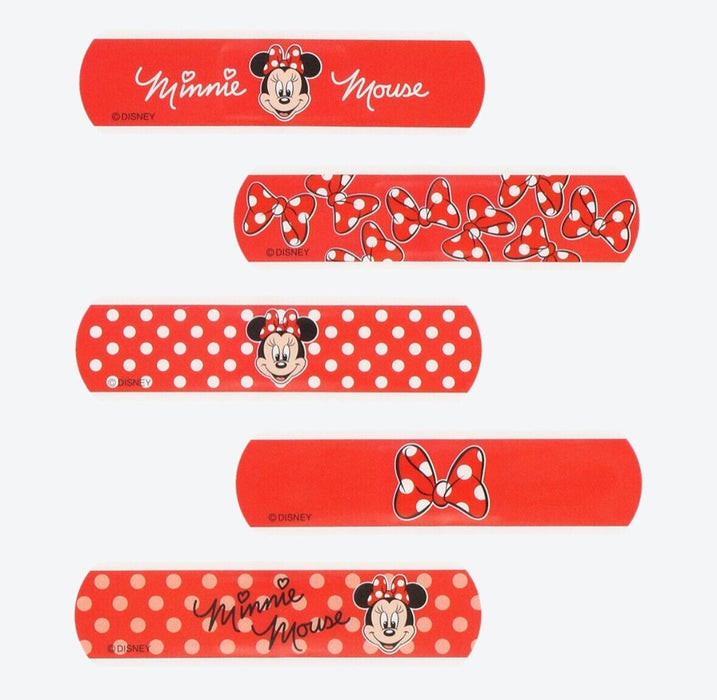 Pre-Order Tokyo Disney Resort Band Aid Case Set Minnie Mouse Dot