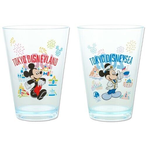 Pre-Order Tokyo Disney Resort 2023 Acrylic Tumbler Set Mickey TDL 1983 TDS 2001