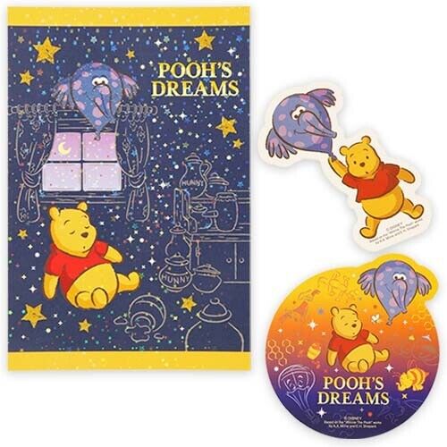 Pre-Order Tokyo Disney Resort 2023 Pooh's Dream Heffalump Postcard & Sticker