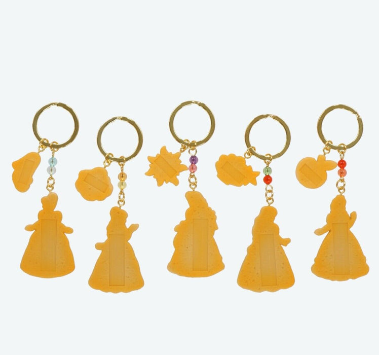 Pre-Order Tokyo Disney Resort Key chain Princess 5 PCS Set Like Cookie