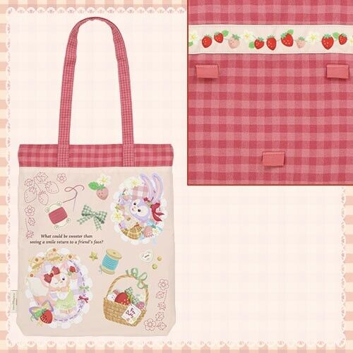 Pre-Order Tokyo Disney TDS Duffy Heartfelt Strawberry Gift Tote Bag