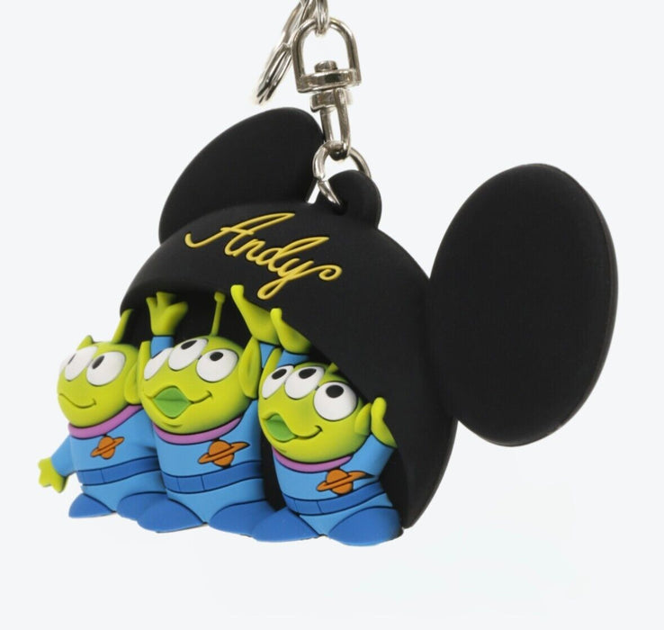 Pre-Order Tokyo Disney Resort Key Chain Alien Green Men Ear Hat Mickey