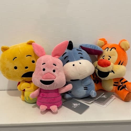 IN HAND Disney Store JAPAN 2022 Plush Pooh & Friends 4 PCS by NISHIMURA YUJI - k23japan -Tokyo Disney Shopper-